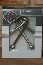 Dashing Fine Gifts IQ PUZZLE ~ Metal 