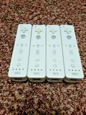 Lot of 4 3 2 1 OEM Nintendo Wii Remote WiiMote Original Official Controller WiiU