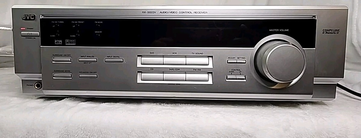 JVC RX-5022V 5.1 ch AV Control Receiver Silver, Tested, Works. | eBay