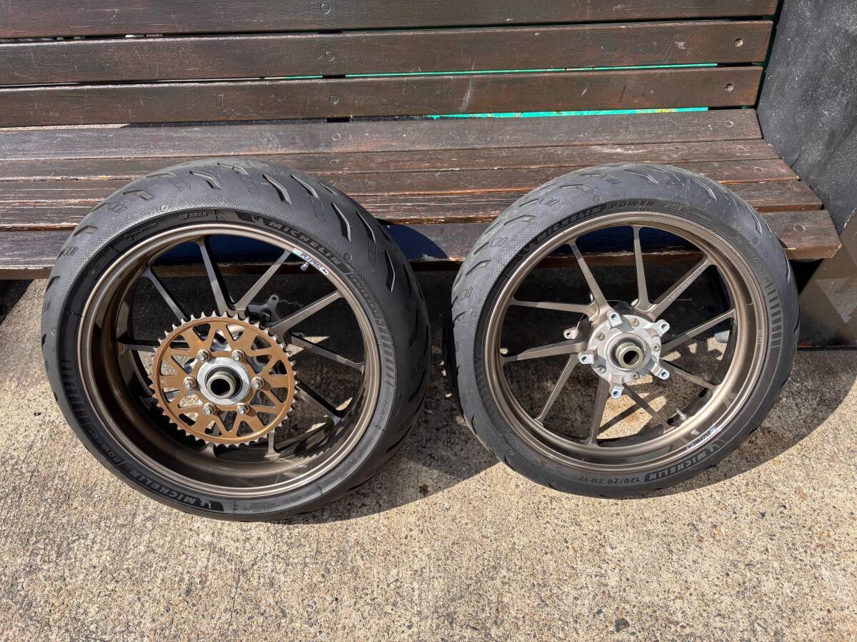 GSX1300R GX72A GALESPEED Type-Rホイールセット Suzuki GSX1300R Hayabusa GX72A GALESPEED Wheels Bronze TYPE