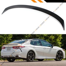 For 2018-2024 Toyota Camry Painted Gloss Black Sport Rear Trunk Lid Spoiler Wing