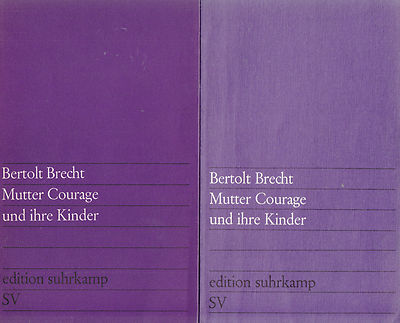 su- e 0049 Brecht : MUTTER COURAGE UND IHRE KINDER  a