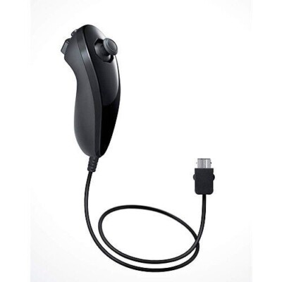 OEM Official Authentic Nintendo Brand Wii Black Nunchuk Controller RVL-004 Works