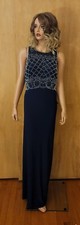 WOMEN'S JACKIE JON NAVY BLUE DRESS NWT'S  16