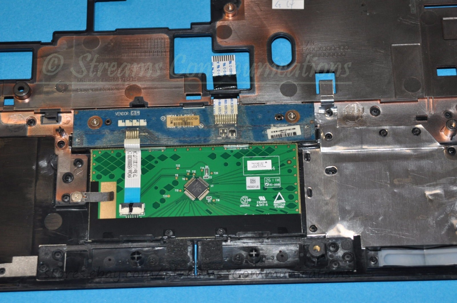 Poggiapolsi Con Touchpad Per Toshiba Satellite P755-S5180 / P755-S5259 - Usato In Buone Condizioni