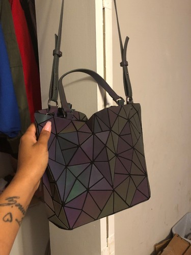 Hotone Tophandle Bags Geometric Luminous Purses Handbags Shard