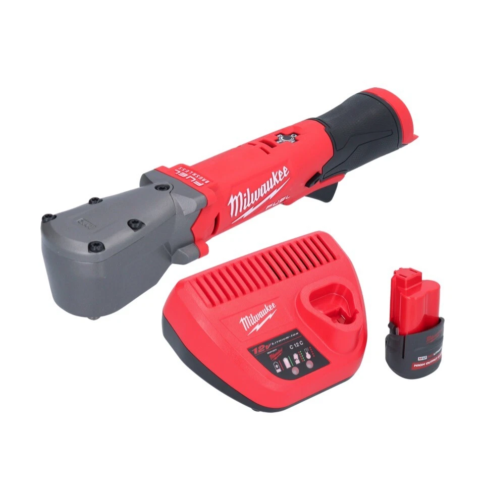 Milwaukee M12 FRAIWF38-251 Winkelschlagschrauber 12 V + 1x Akku 2 