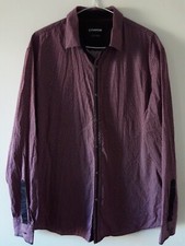 CONNOR  Shirt Mens Size Large Dress Shirt Button Long Sleeves Casual Work