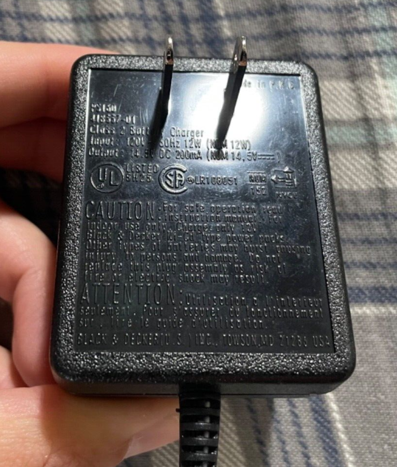 Genuine Black And Decker 41833701 PS160 Battery Charger 14.5V OEM