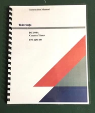 Tektronix DC 504A Instruction Manual: w/ 11"X17" Foldouts & Protective Covers