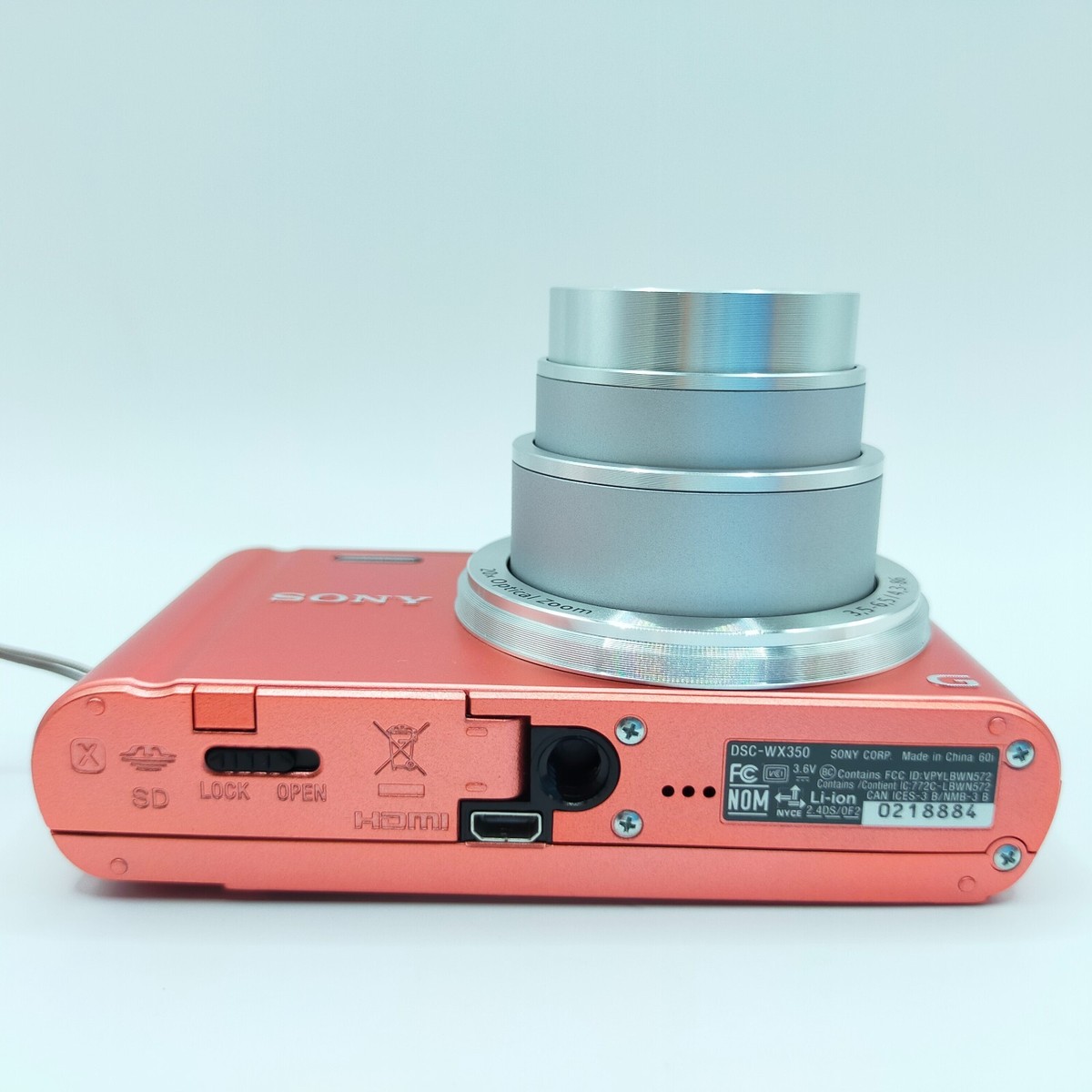 N.MINT]SONY Cyber-shot DSC-WX350 PINK Compact Digital Camera