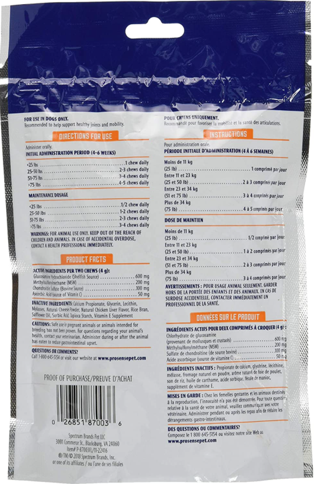 ProSense Hip and Joint Solutions 60 Count for Dogs Advanced Strength