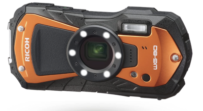 RICOH Digital Camera WG-80 Orange Waterproof New in Box | eBay