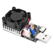 USB Adjustable Constant Current Electronic Load Discharge Module Tester 3A 25W-