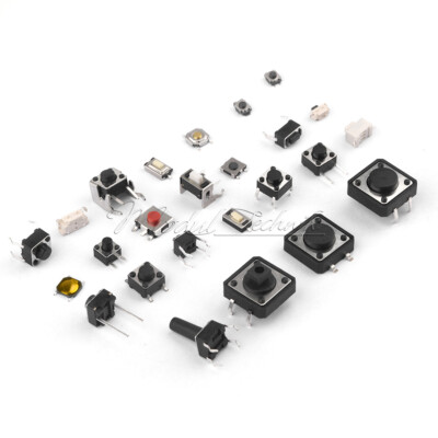 250PCS 25*10 Kinds of Micro-tactile Light Switch Baged Switch Waterproof