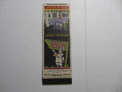 MATCHBOOK cover Toddle House Restaurant Diner USA - Picture 2 of 2