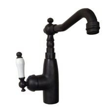 Black Oil Rubbed Brass Bathroom Kitchen Bar Vessel Sink Faucet Mixer Tap ssf105