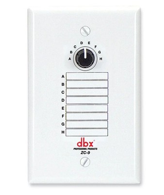 DBX ZC-9 | 8-Position Rotary Source Selector for ZonePro