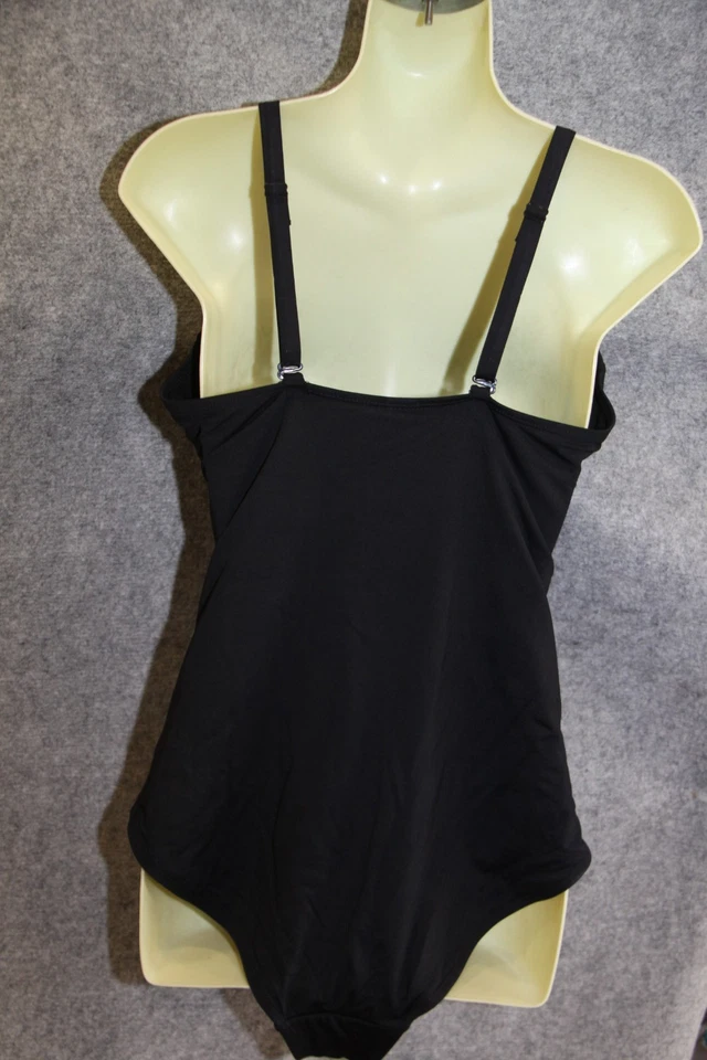 BADEANZUG SCHWIMMANZUG GRÖSSE 42 SCHWARZ  SCHAUMSTOFFKÖRBCHEN - Bild 2 von 2