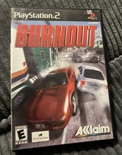 Burnout PlayStation 2 E Racing Game and Manual Vibration Pressure 2001