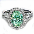 Art Deco 3.90 Ct Natural Emerald Vintage Engagement Ring 925 Sterling Silver