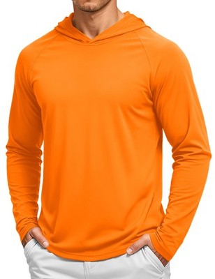 TACVASEN UPF50+ Mens UV Sun Shirt Performance Outdoor Fishing Casual Hoodie Tops