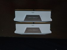 Corsair Vengeance DDR5 32GB 2x16GB 6000MHz CL 30 RGB White Desktop RAM