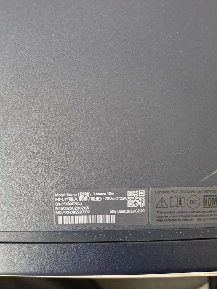 Lenovo 10w 82ST Tablet with detachable keyboard Snapdragon 7c Gen 2. NEW - Bild 4 von 4