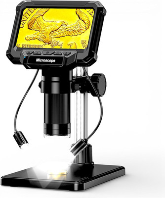 4.3'' Coin Microscope for Error Coins (Detail View Only), 1000X Digital LCD Magni