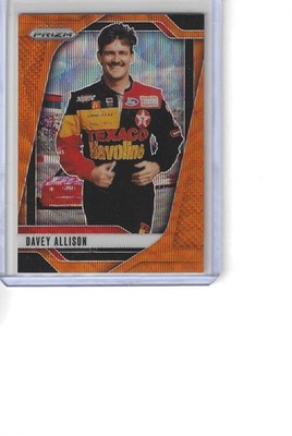 2025 Panini Prizm Racing Davey Allison Orange Wave Prizm SP #'d 10/175!