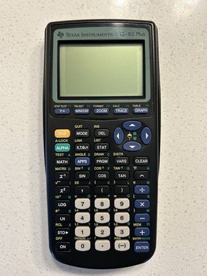 Texas Instruments TI-83 Plus Graphing Calculator - Black - Tested & Working