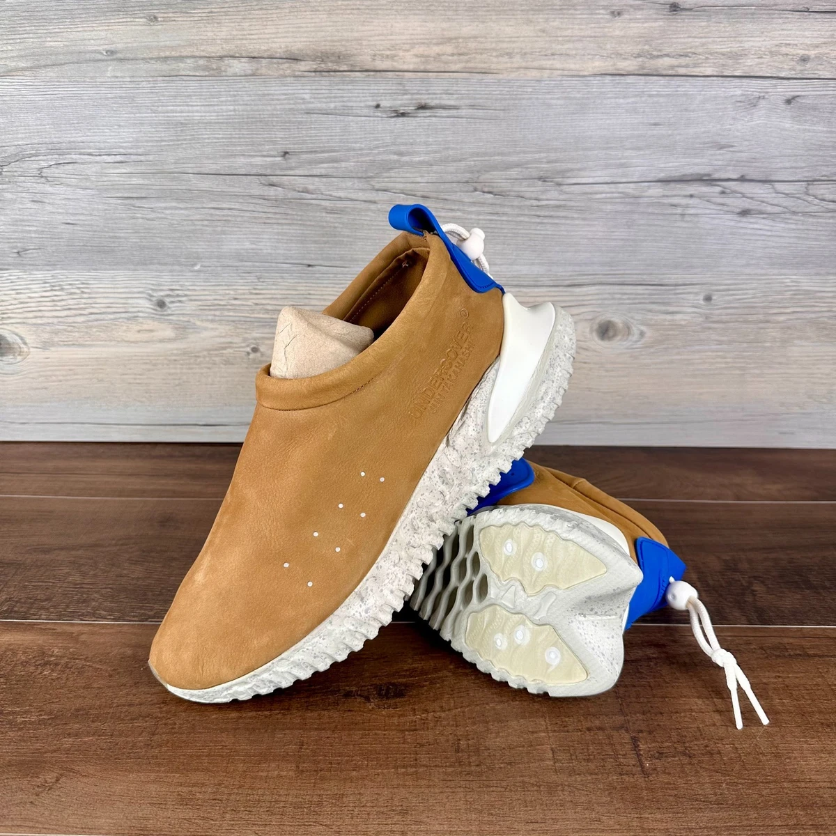 Nike Moc Flow x UNDERCOVER Brown Slipper Sneakers Size 8 New Rare Shoes DV5593 Nike Moc Flow x UNDERCOVER Brown Slipper Sneakers, Size 12  main image 3