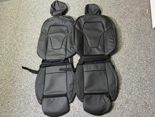 2 X Mercedes-Benz V-Klasse/Vito W447 Sitzbezug Komplett Kunstleder Schwarz NEU