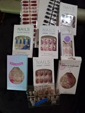 New 10 Do It Yourself Nails~7 In Boxes 3 Packaged~Get 1 Free~Total 11~#1740