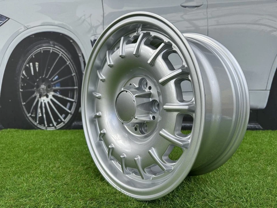 4X R15" 5X112 MercedesBenz Barock Style Plata Brillante Ruedas: Para CLASE S - Imagen 3 de 4