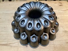 Large 14 portion Marquise Shape Bundt Pan Cast Aluminium 690g Cake Form Tin