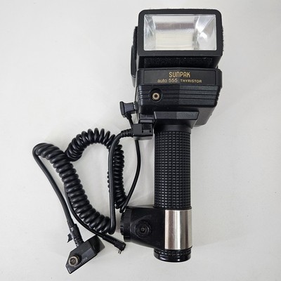 Sunpak Thyristor Auto 555 Flash Photographic Accessory Vintage Untested
