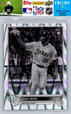2022 Topps Chrome Sonic #204 Jose Siri Black & White RayWave