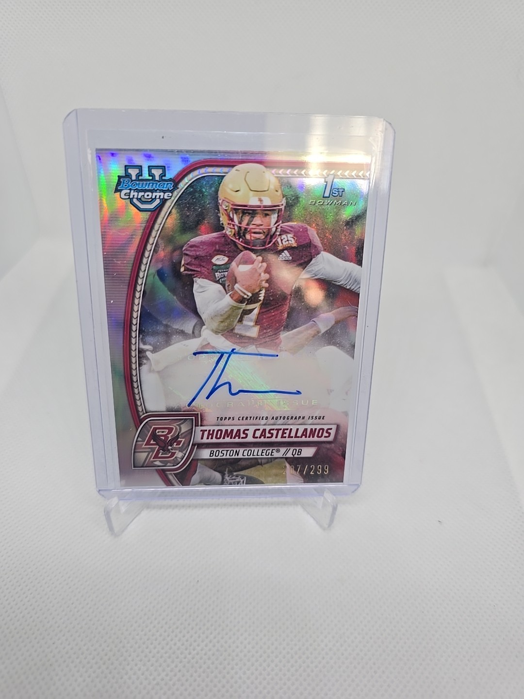 2024 Bowman University Chrome - Thomas Castellanos Auto Refractor /299