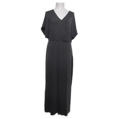 YAS, Maxikleid, Größe: XL, Grau, Viskose/Elasthan, Einfarbig, Damen #25U