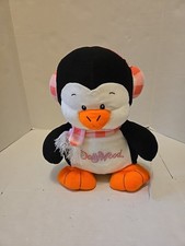 Dollywood Christmas Plush Penguin Toy Factory Stuffed Animal, NOS, 2013