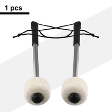 Timpani -Stick 2pcs Fühlte Head Hammer Handhaben Rohr Aus Rostfreiem Stahl