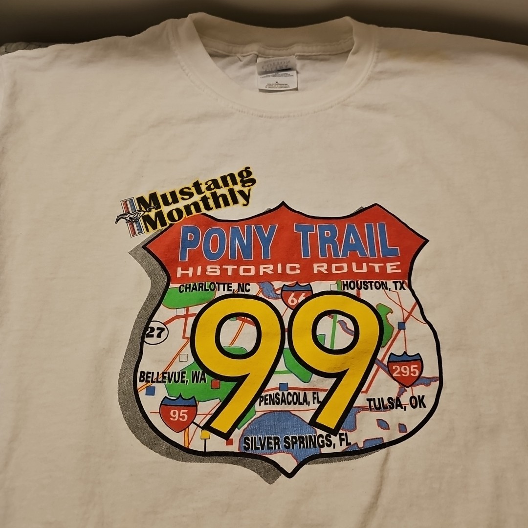 T shirt bianca Mustang Monthy Pony Trail