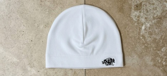 OG Skull Cap Beanie Central Cee Syna World White