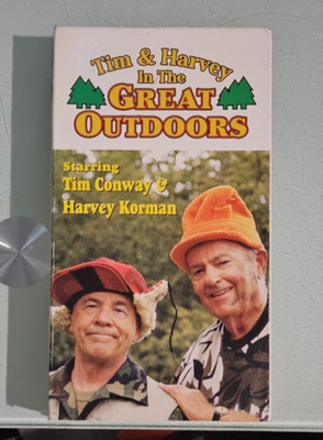 TIM & HARVEY IN THE GREAT OUTDOORS  conway & korman  VHS VIDEOTAPE NOT A DVD