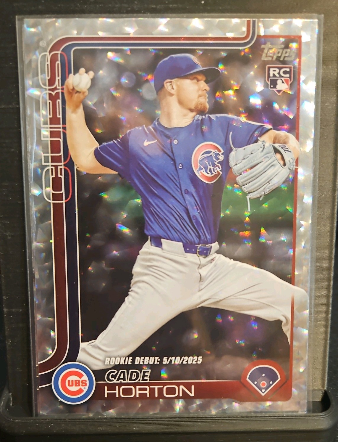 2025 Topps Update Series Cade Horton US140 RC Silver Foilboard Parallel Cubs