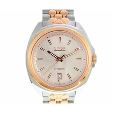 BULOA Accutron Men's Watch SS 65B159 Siler Dial Automatic Winding