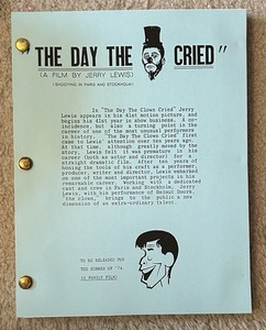 THE DAY THE CLOWN CRIED : SCRIPT OF UNRELEASED JERRY LEWIS HOLOCAUST MOVIE