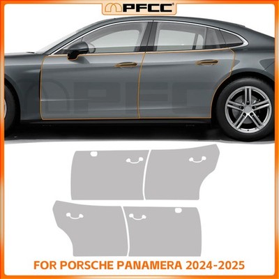 For Porsche Panamera 2024-UP Doors Precut Paint Protection Film Clear TPU PPF