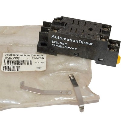 NEW Automation Direct SQL08D Relay Socket 10A 250VAC 